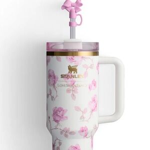 💗Love Shack Fancy Stanley Stanley tumbler ribbon Rosa new in box